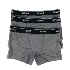 WOXER - Lot of 3 - Women's Boxer Briefs Gray Modal Super Soft MEDIUM